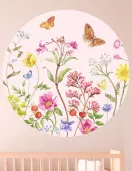 Behangcirkel floral